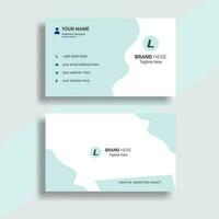 Simple Professional Business Card Sky vector