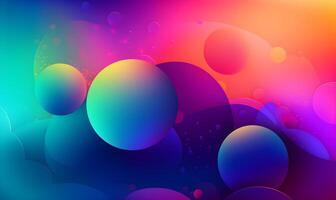 Abstract gradient background with a vibrant, eye-catching color scheme, photo