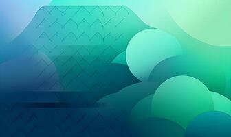 A gradient background with a cool color scheme, using shades of blue and green, photo