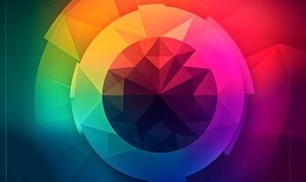 Abstract gradient background with a vibrant, eye-catching color scheme, photo