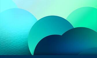 A gradient background with a cool color scheme, using shades of blue and green, photo