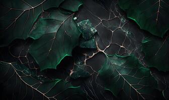 Dark green marble texture background, photo