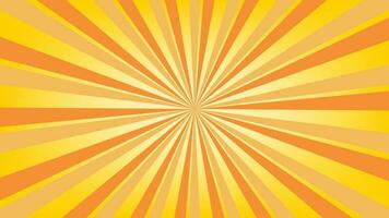 abstract yellow sunburst pattern background for modern graphic design element. shining ray cartoon with colorful for website banner wallpaper and poster card decoration vector