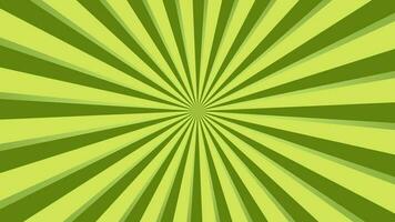 abstract green sunburst pattern background for modern graphic design element. shining ray cartoon with colorful for website banner wallpaper and poster card decoration vector