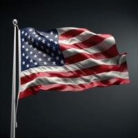 Flag of the United States of America . photo