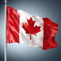 Canadá bandera . ai generado foto