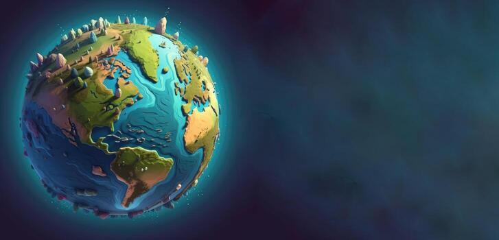 planet earth for environmental . photo