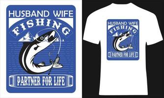 marido esposa camiseta vector