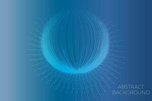 Particle line futuristic abstract technology background vector
