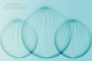 Circle spiral line futuristic abstract background vector