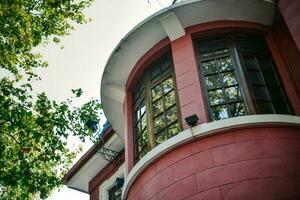 Many European buildings from the Concession era still remain on many old streets in Shanghai photo