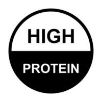 High protein icon vector food and diet sign for graphic design, logo, web site, social media, mobile app, ui illustration