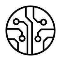 Circuit board, technology vector icon. For your web site design, logo, app, UI. Vector illustration