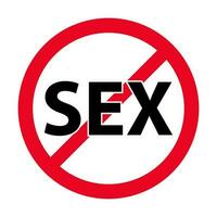 prohibido firmar No sexo vector plano icono. es advertir ellos no a hacer.