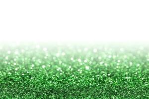 Green sparkle. Glitter background. photo