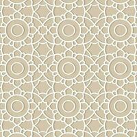 White islamic pattern vector