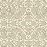 White islamic pattern vector