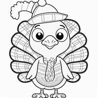 Black and white line drawing for kids coloring book birds drawing images photo