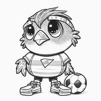 Black and white line drawing for kids coloring book birds drawing images photo