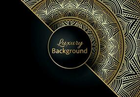 Luxury mandala background ornamental, arabesque style With Golden Arabesque Pattern Style. Decorative Mandala Ornament For Print vector