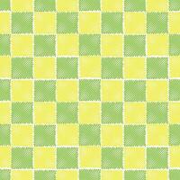 A pattern from a pencil stroke drawing. Colored doodles. The texture of a sketch drawn by hand with pen lines. Transverse or parallel hatching. Green and yellow background of round dashed shapes vector