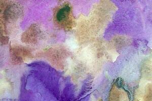 Purple green watercolor background texture photo