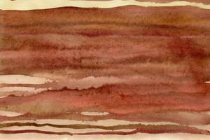 Beige-brown red gradient watercolor background texture photo