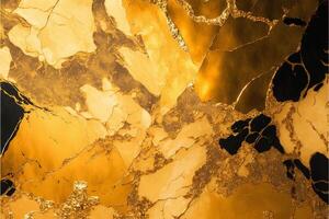 Abstract gold sparkling marble texture. Bright luxurious background. illustration. photo