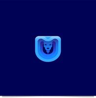 lion logo template a created in a modern style suitable for various industries such as sports, games, technology and more vector