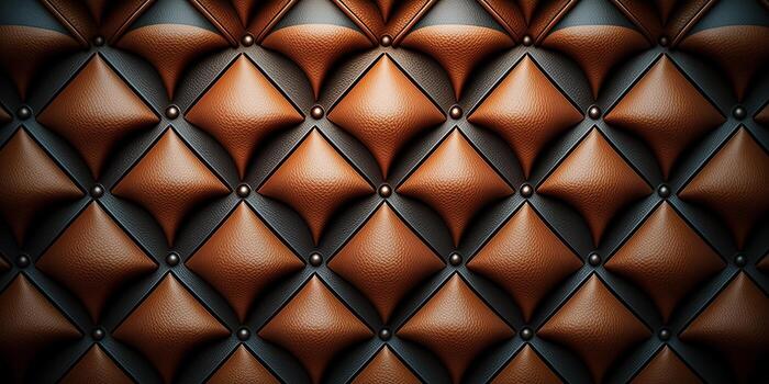 Leather texture background. Created photo