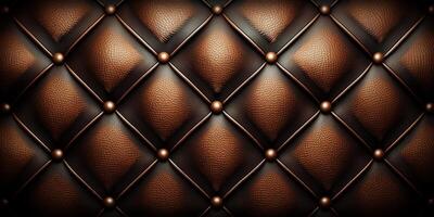 Leather texture background. Created photo