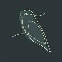 animal vintage line art with dark background vector