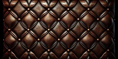 Leather texture background. Created photo