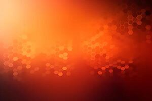 Abstract orange gradient blur background. photo