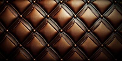 Leather texture background. Created photo