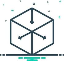 mix icon for spatial vector
