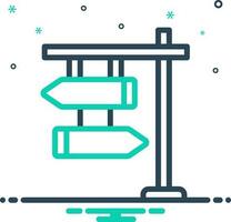 mix icon for indication vector