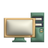 Personal Computer 3D Illustration png