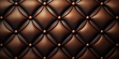 Leather texture background. Created photo