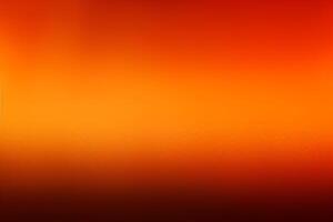 Abstract orange gradient blur background. photo