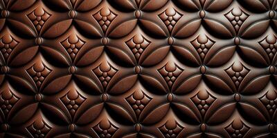 Leather texture background. Created photo