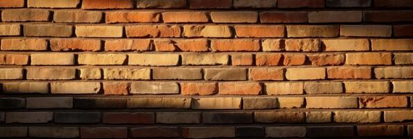 Brick wall background, Brick wall texture Created photo