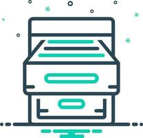 mix icon for archive vector
