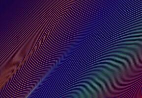 Curved Colorful Lines in Gradient Line photo