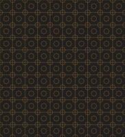 Circular Flower shape Square Repeatable Pattern in Golden yellow color on Dark background photo