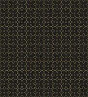 Flower shape Geometric seamless pattern design. Repeatable Pattern in golden color on dark background photo