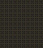 Flower shape Geometric seamless pattern design. Repeatable Pattern in golden color on dark background