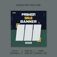 Special Weekend For Fashion Sale Banner Template Design vector