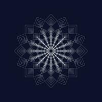 New abstract mandala template design and set stock pro vector