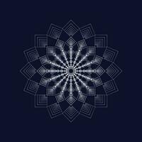 New abstract mandala template design and set stock pro vector